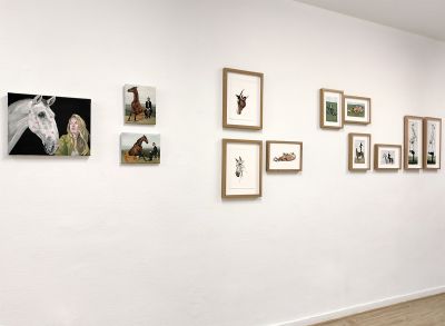 Entretiempo en un retrato ecuestre