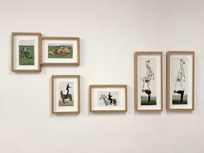 Entretiempo en un retrato ecuestre