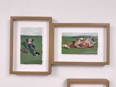 Entretiempo en un retrato ecuestre