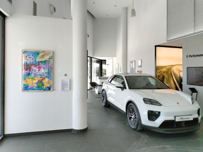 Colaboración con Porsche- Pop Microscópico