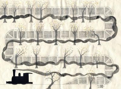 Un tren se acrca despacio