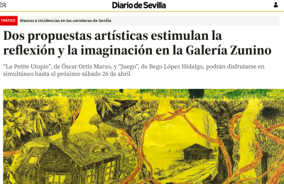Dos propuestas artísticas estimulan la reflexión y la imaginación en la Galería Zunino