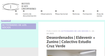 Deseordenados | Eldevenir + Zunino | Colectivo Estudio Cruz Verde