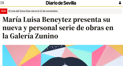 María Luisa Beneytez presenta su nueva y personal serie de obras en la Galería Zunino
