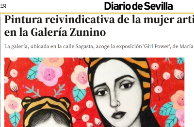 Pintura reivindicativa de la mujer artista y madre, en la Galería Zunino