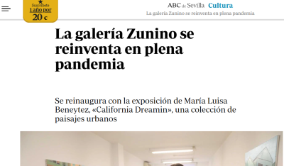 La galería Zunino se reinventa en plena pandemia