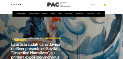 La artista sudafricana Davina de Beer presenta en Sevilla “Unsettled Narratives”, su primera exposición individual en España