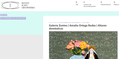 Galería Zunino | Amalia Ortega Rodas | Altares domésticos