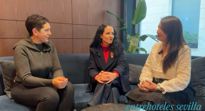 María Rosa Jurado y Anabel Zunino en el Hotel Radisson