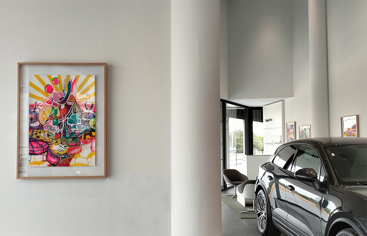 Colaboración con Porsche - El paraiso de Veredas López